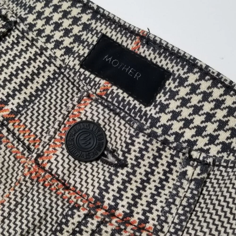 NWT‎ MOTHER The Insider Ankle Plaid - As Seen On Jamie Chung